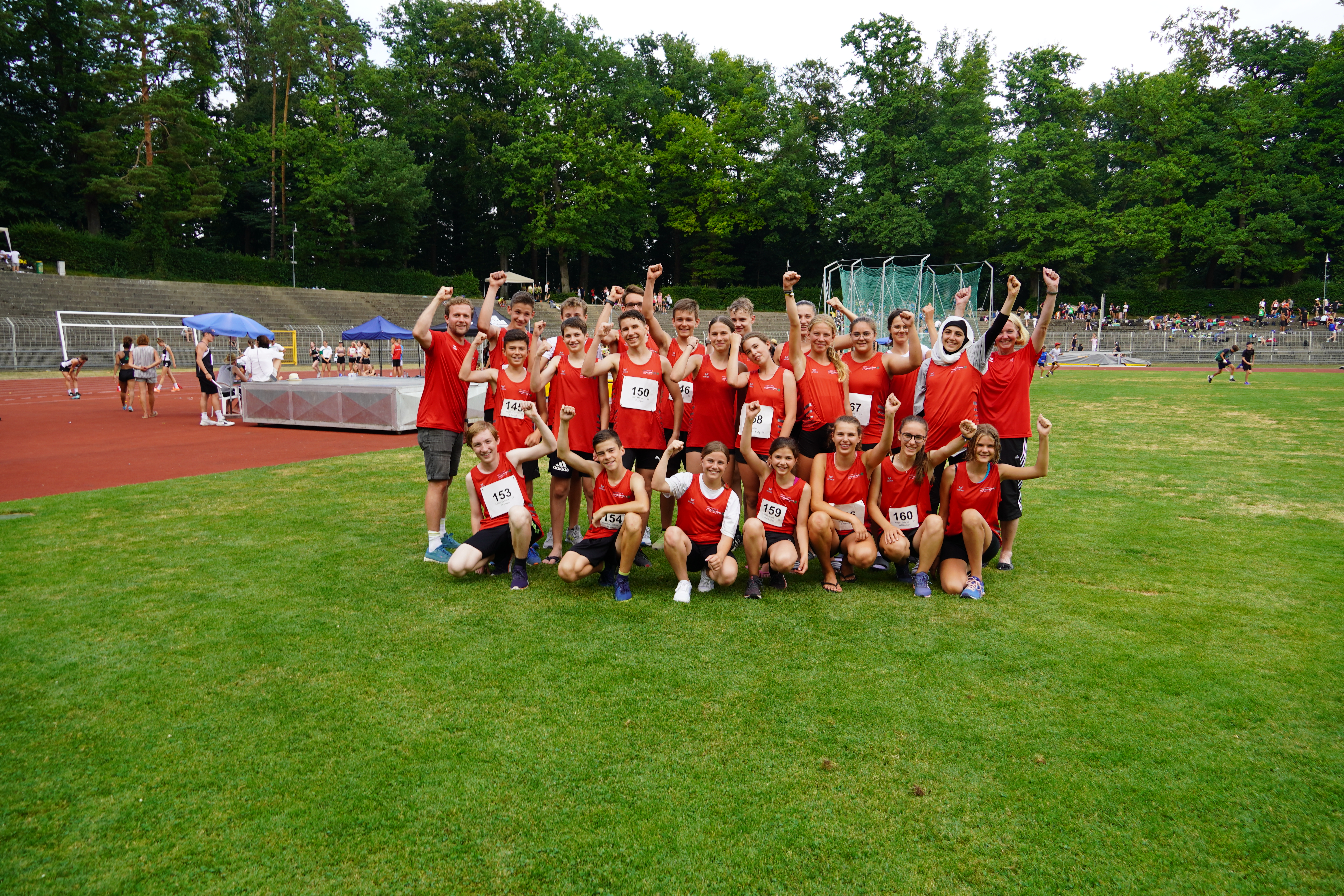 Mädels und Jungs im Landesfinale in Konstanz (Leichtathletik)