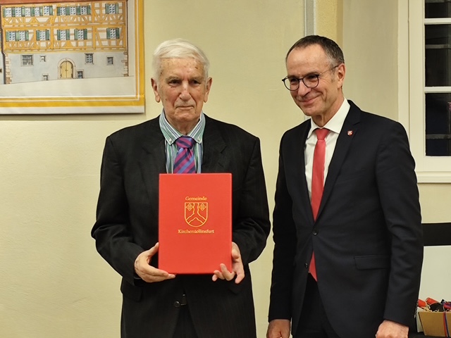 BZN-Urgestein Peter Maier Kirchentellinsfurter Ehrenbürger